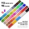 Art 117 PCS Small Block Polymer Clay Kit,95 Unique Colors,5 Modeling Clay Tools